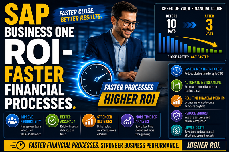 SAP Business One ROI - Faster Financial Processes