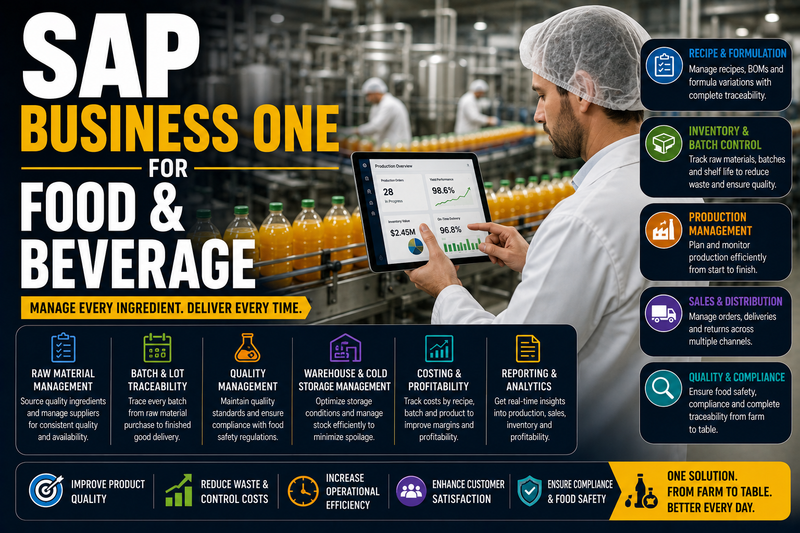 SAP Business One for Food & Beverage