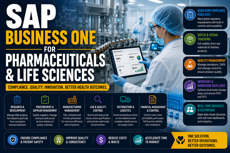 SAP Business One for Pharmaceuticals & Life Sciences