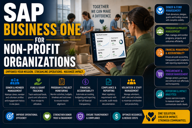 SAP Business One for Non-Profit Organizations