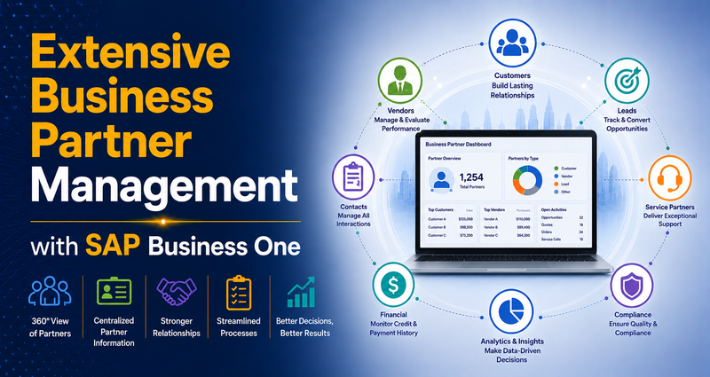 Extensive Business Partner Management