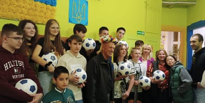 А у нас сьогодні гості: Rotary Club, Hans Schmoldt Bartlesville Rotary Club, Iloha  Ukon