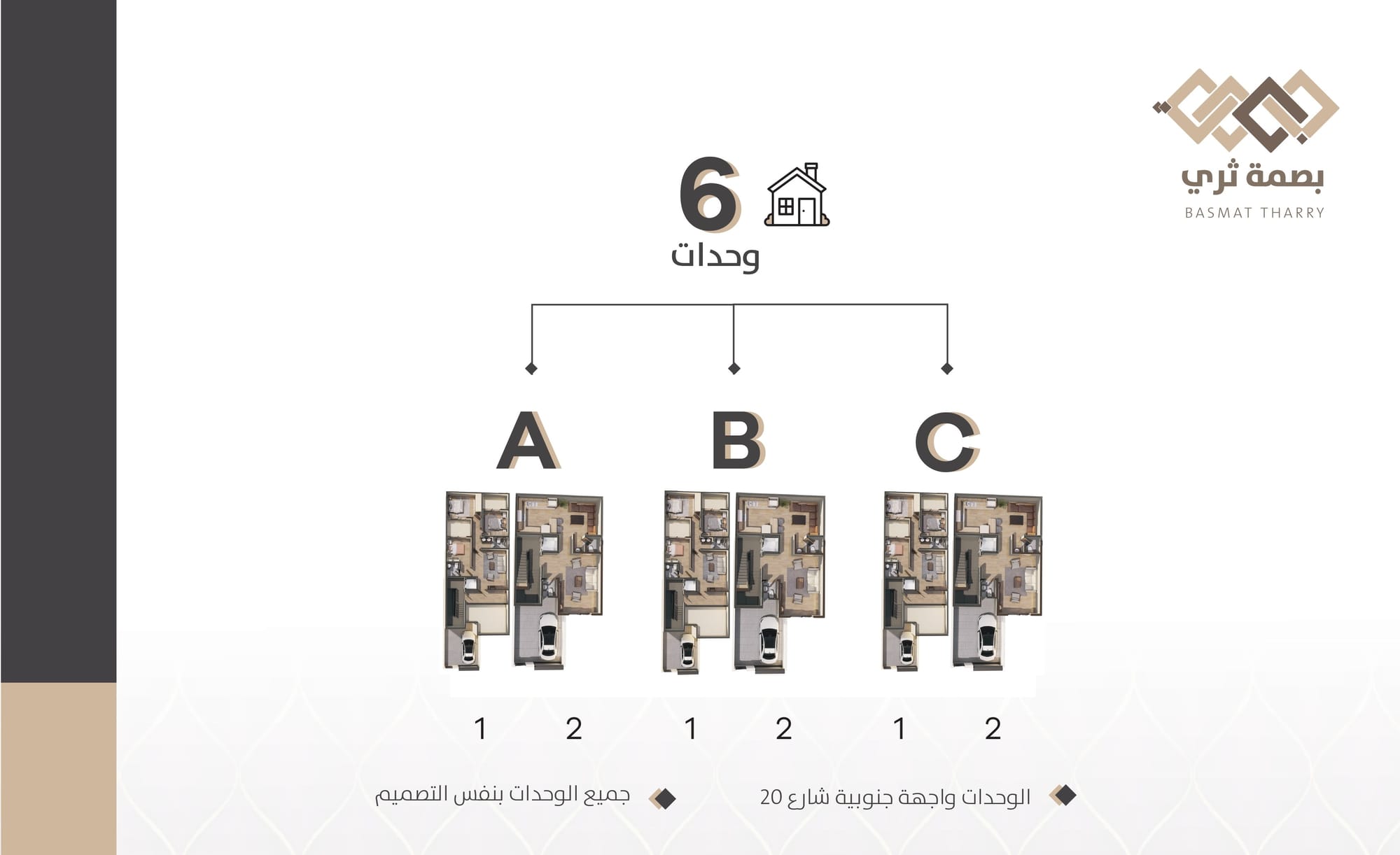 مخطط الوحدات السكنية