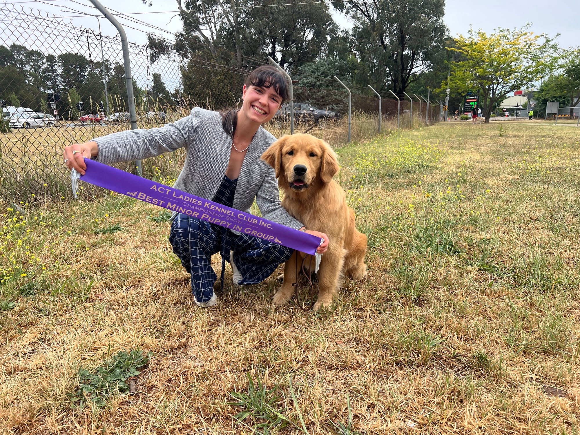 Ares Winning Best Minor Puppy in Group @ Canberra ~8 months old