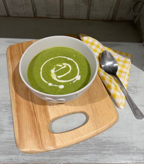 Pea and Courgette Soup