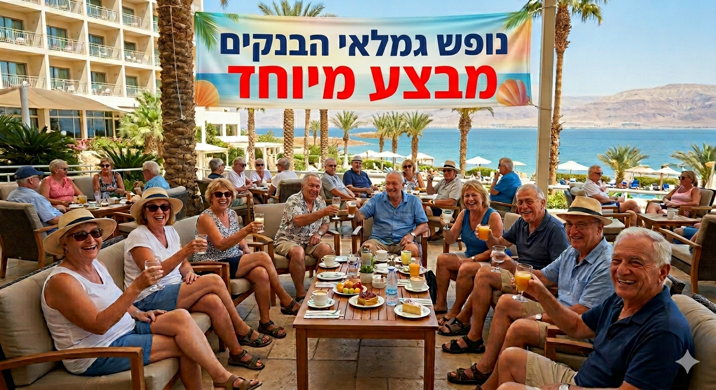 נופש גמלאי בנקים 2026  וגם 2027 – למה להזמין אצלנו?
