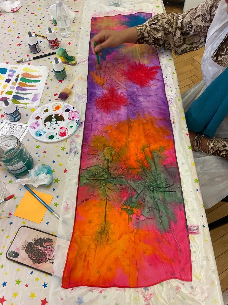 Silk Scarf Painting Workshop