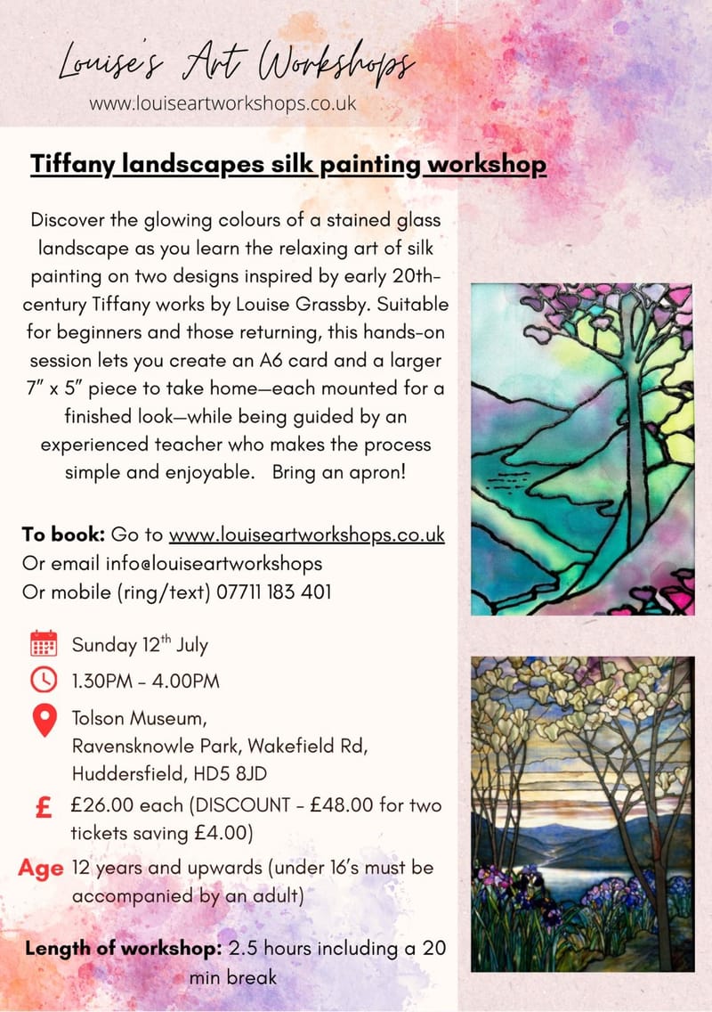 Tiffany Landscapes Silk Painting Workshop