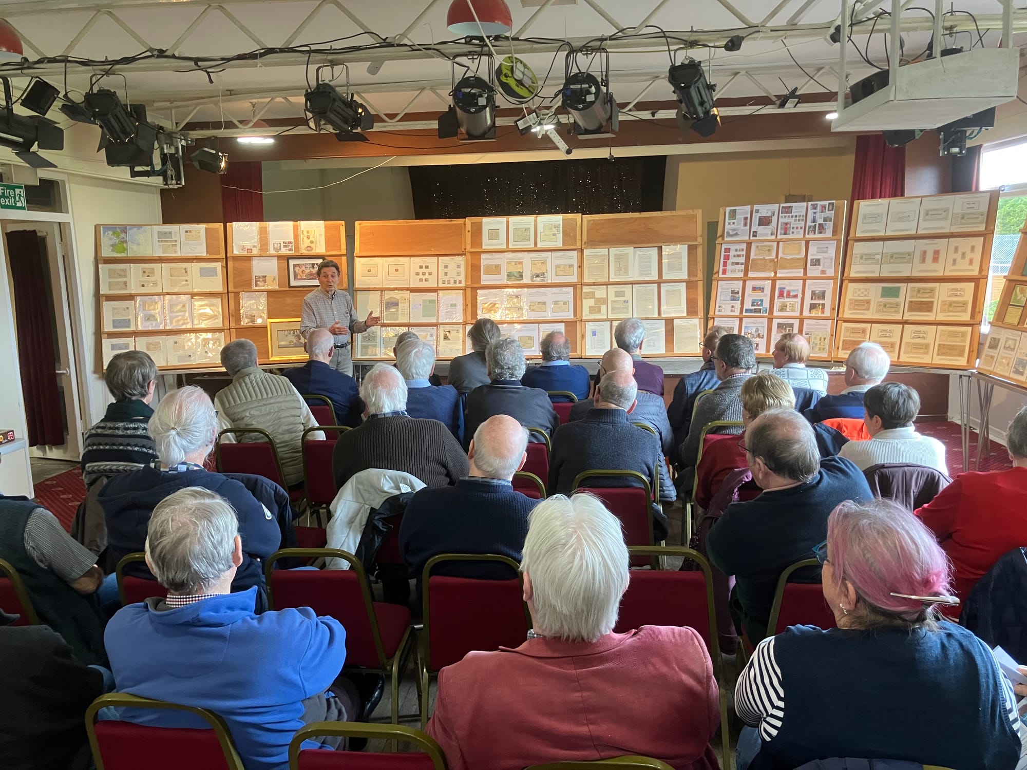 A well attended display at our new location