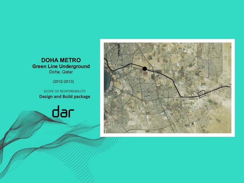 DOHA METRO - GREEN LINE - QATAR