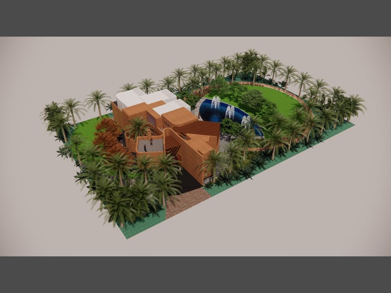 BADR FARMHOUSE LANDSCAPE