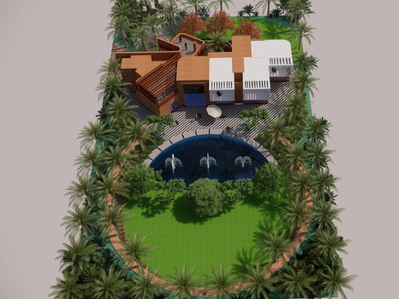 BADR FARMHOUSE LANDSCAPE