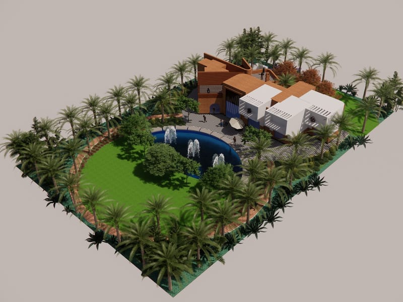 BADR FARMHOUSE LANDSCAPE