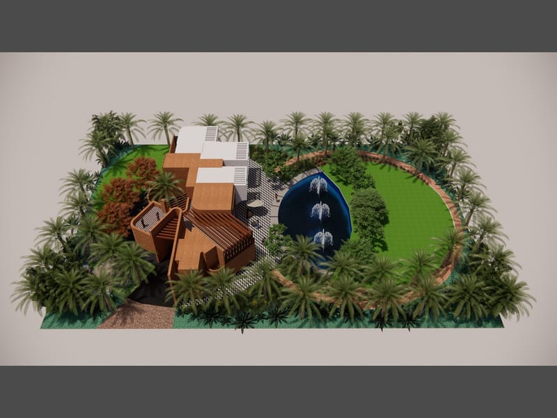 BADR FARMHOUSE LANDSCAPE