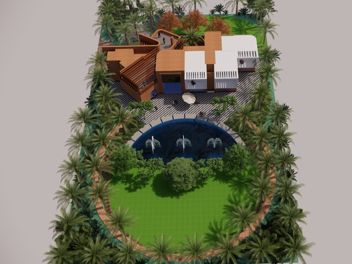 منظر طبيعي لمزرعة بدر