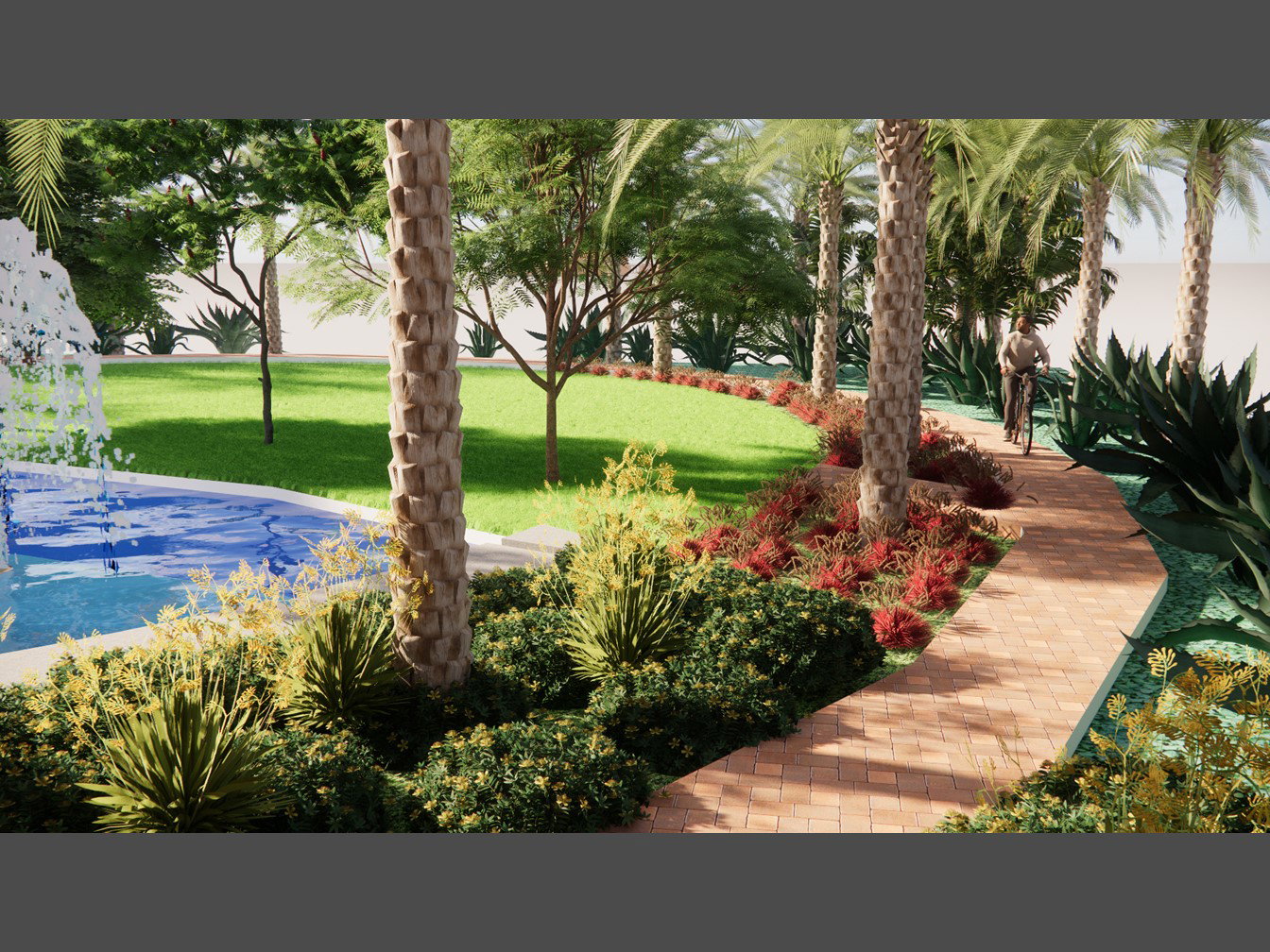 منظر طبيعي لمزرعة بدر