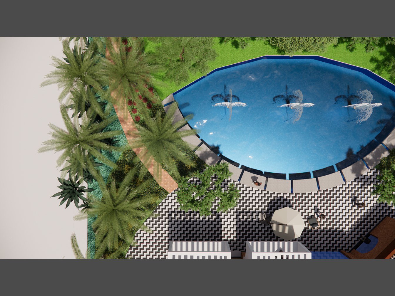 منظر طبيعي لمزرعة بدر