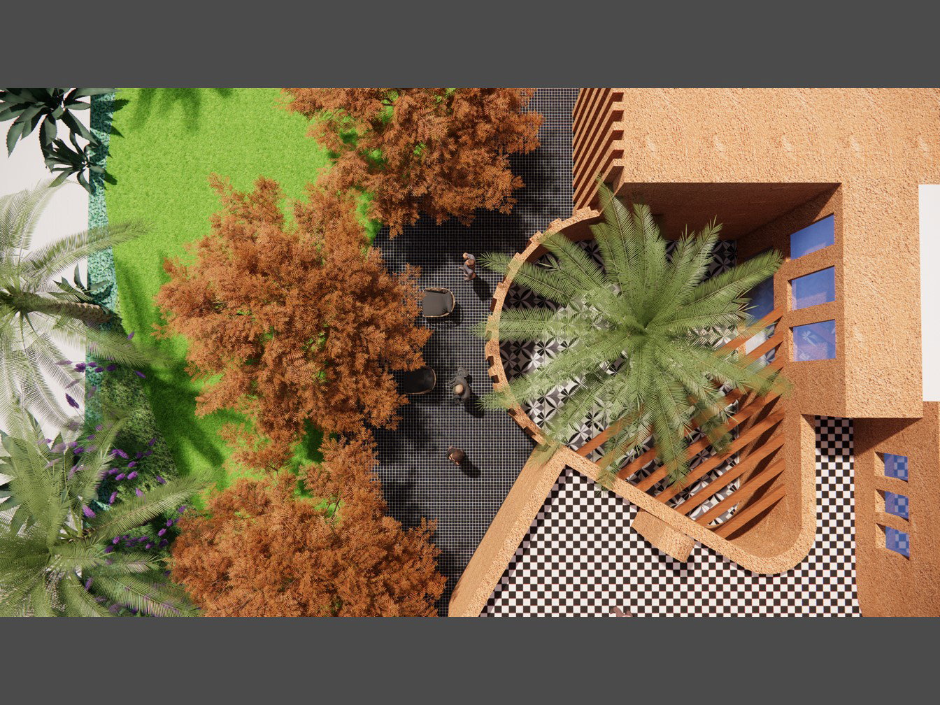 منظر طبيعي لمزرعة بدر