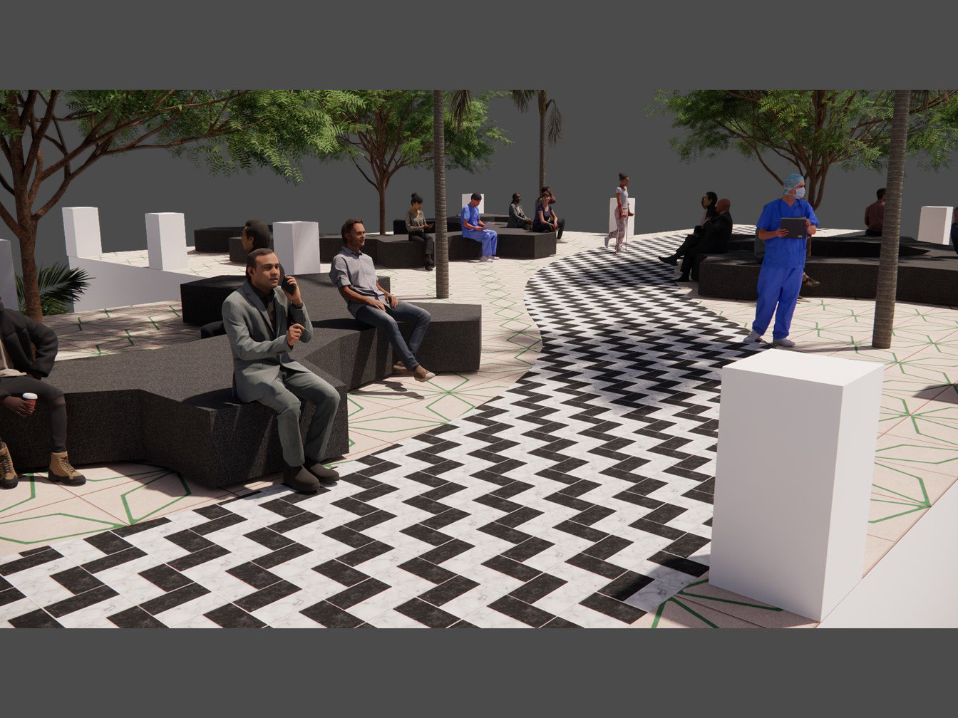 منظر طبيعي لمستشفى الجابري