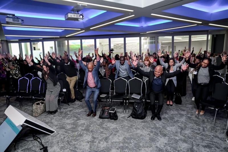Khanyi Mlambo at Johannesburg stock exchange (JSE)