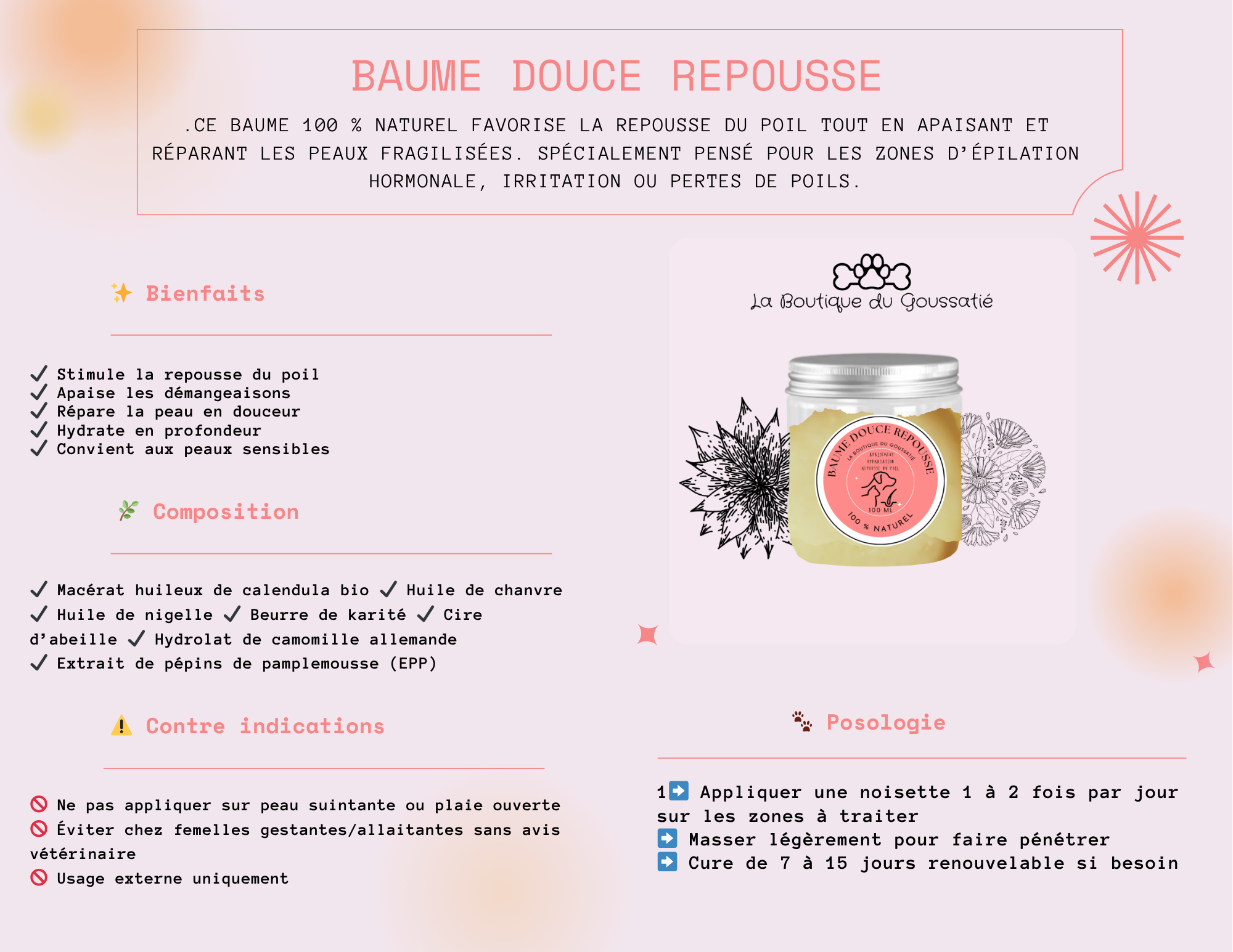 Baume Douce Repousse