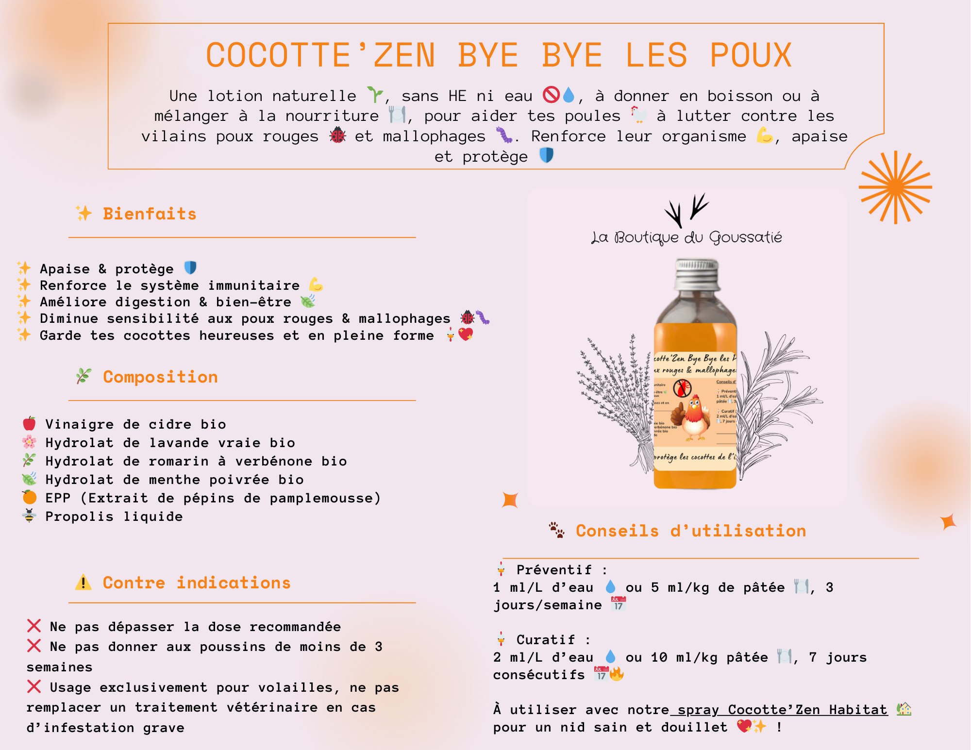 Cocotte’Zen Bye Bye les Poux