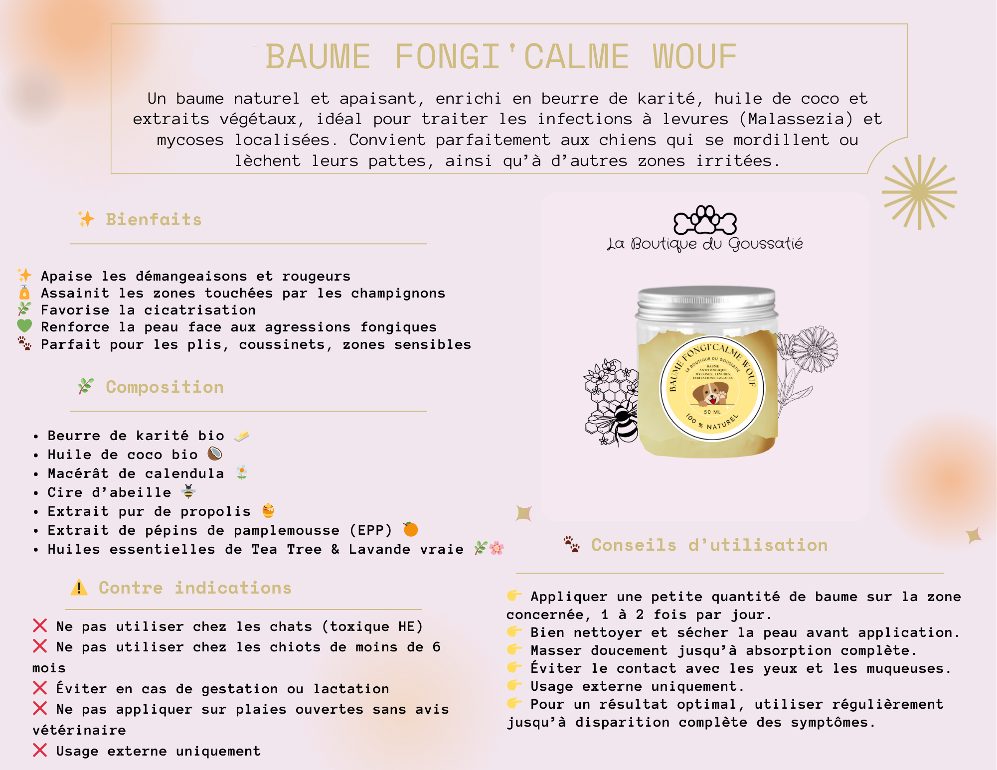 Baume Fongi'Calme Wouf