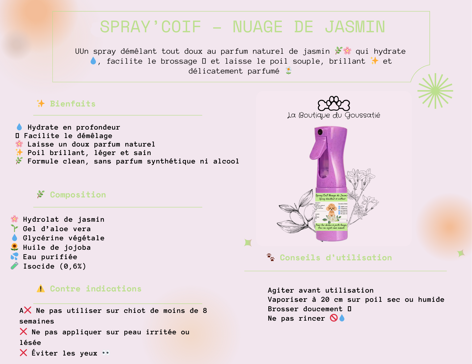 Spray’Coif – Nuage de Jasmin