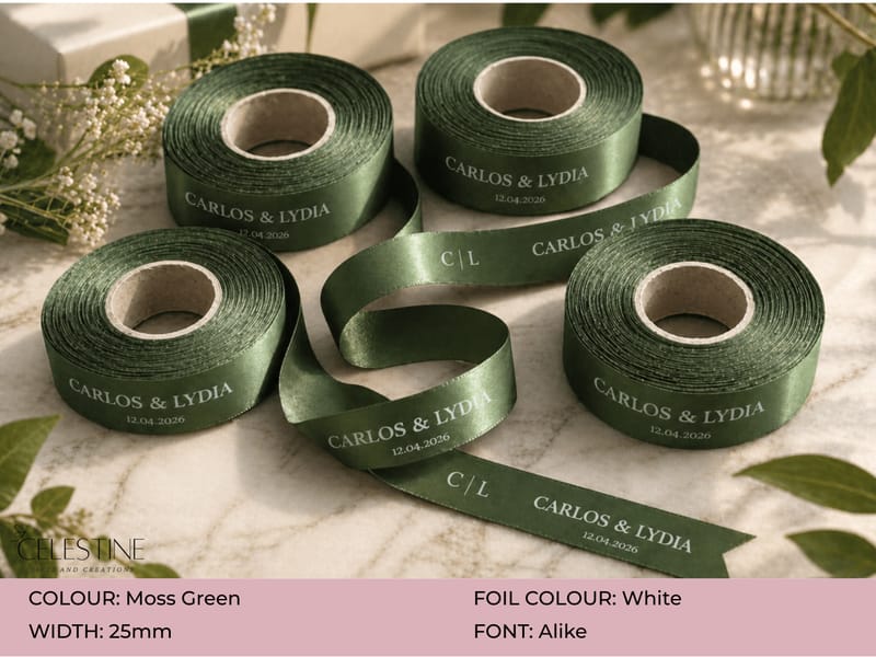 CUSTOMISED SATIN RIBBON