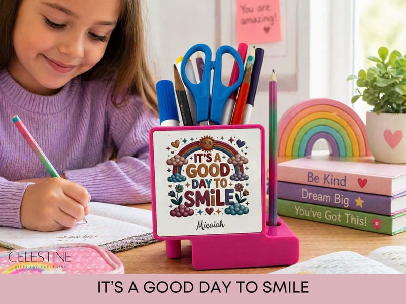 PERSONALISED PEN HOLDER