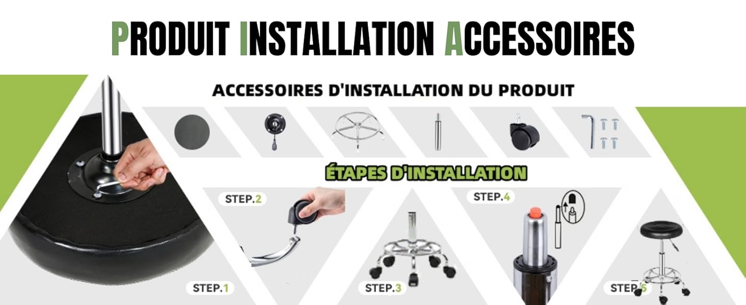 tabouret a roulettes