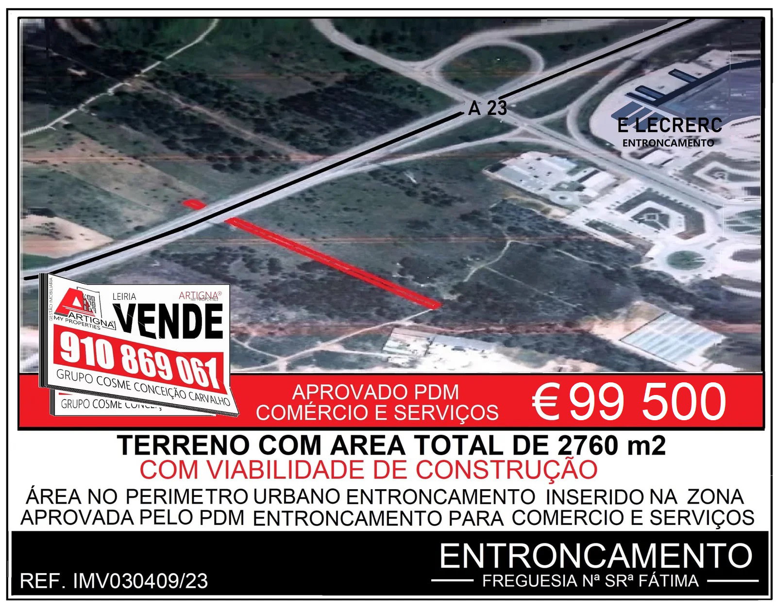 TERRENO C/ VIABILIDADE CONSTRUÇÃO  P/ COMERCIO E SERVIÇOS  COM 2760 m2