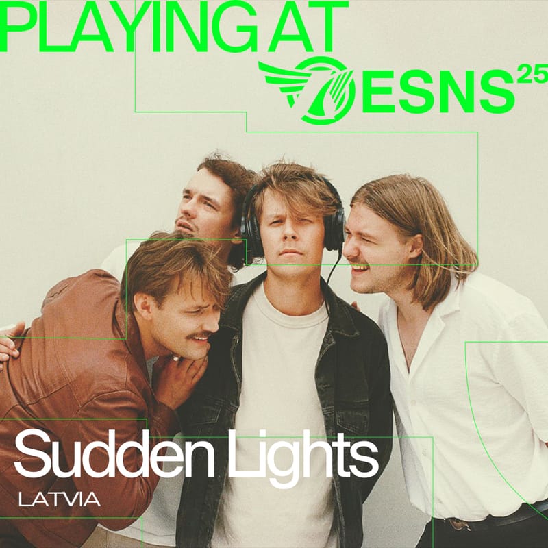 "Music Latvia" starptautiskajā "Eurosonic Noorderslag" festivālā Nīderlandē prezentē grupu "Sudden Lights"