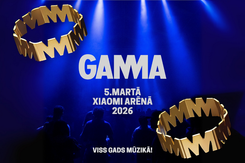Nakamā gada 5. martā pasniegs “GAMMA” balvas izcilniekiem mūzikas nozarē