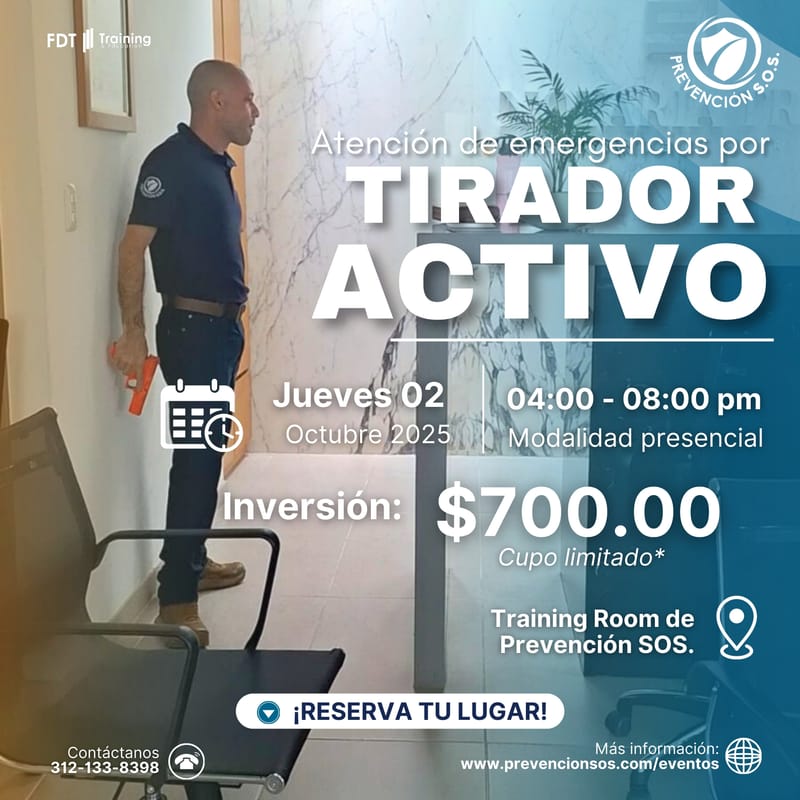 Capacitación "Atención de emergencias por Tirador Activo"