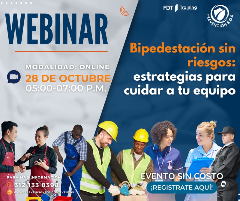 💻 WEBINAR TV "Bipedestación sin riesgos: estrategias para cuidar a tu equipo"