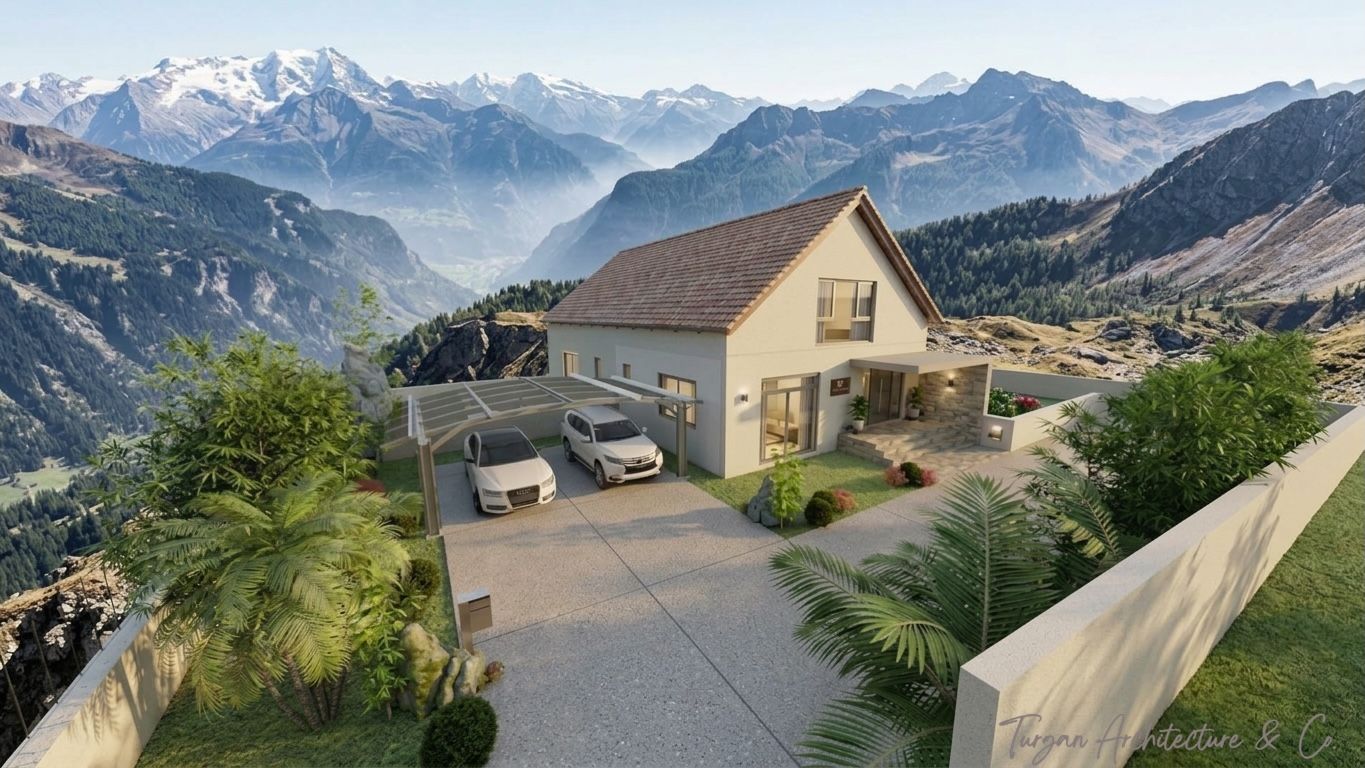 HKM Village House 3D Design