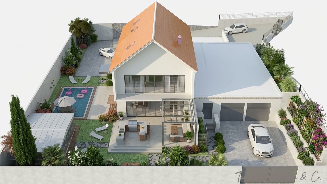 HKM Village House 3D Design