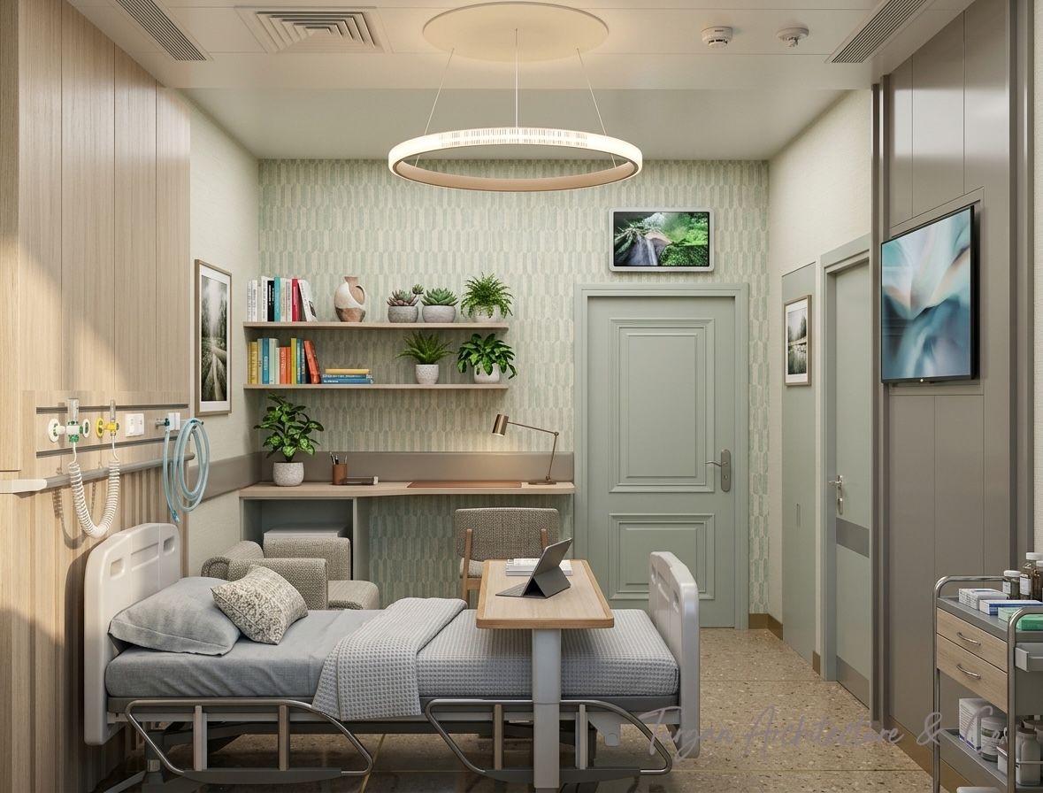  3D Concept Design of Standard and VIP Patient Room