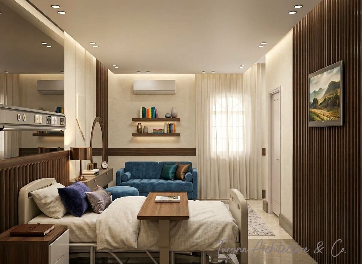  3D Concept Design of Standard and VIP Patient Room