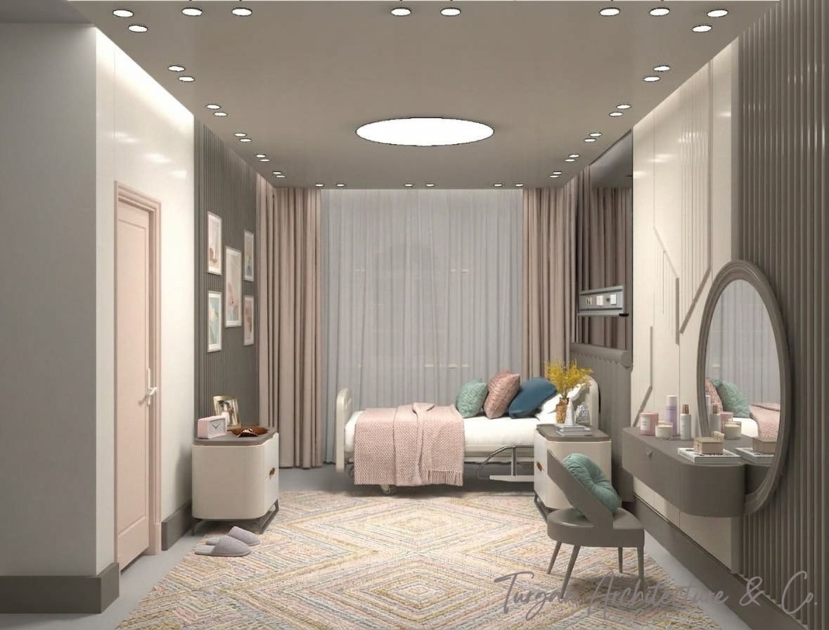  3D Concept Design of Standard and VIP Patient Room