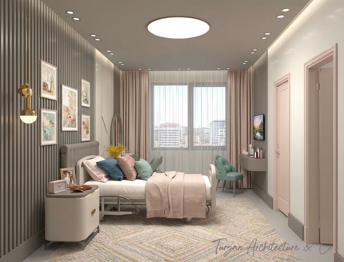  3D Concept Design of Standard and VIP Patient Room