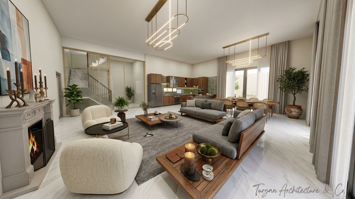 HKM Köy Evi 3D Tasarımı