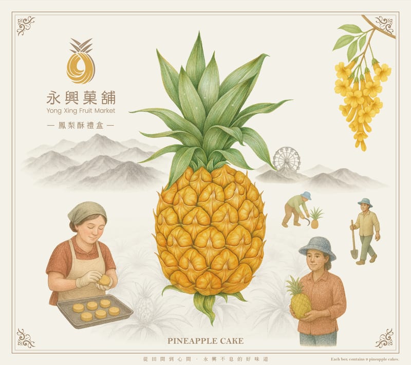 永興菓鋪鳳梨酥禮盒
