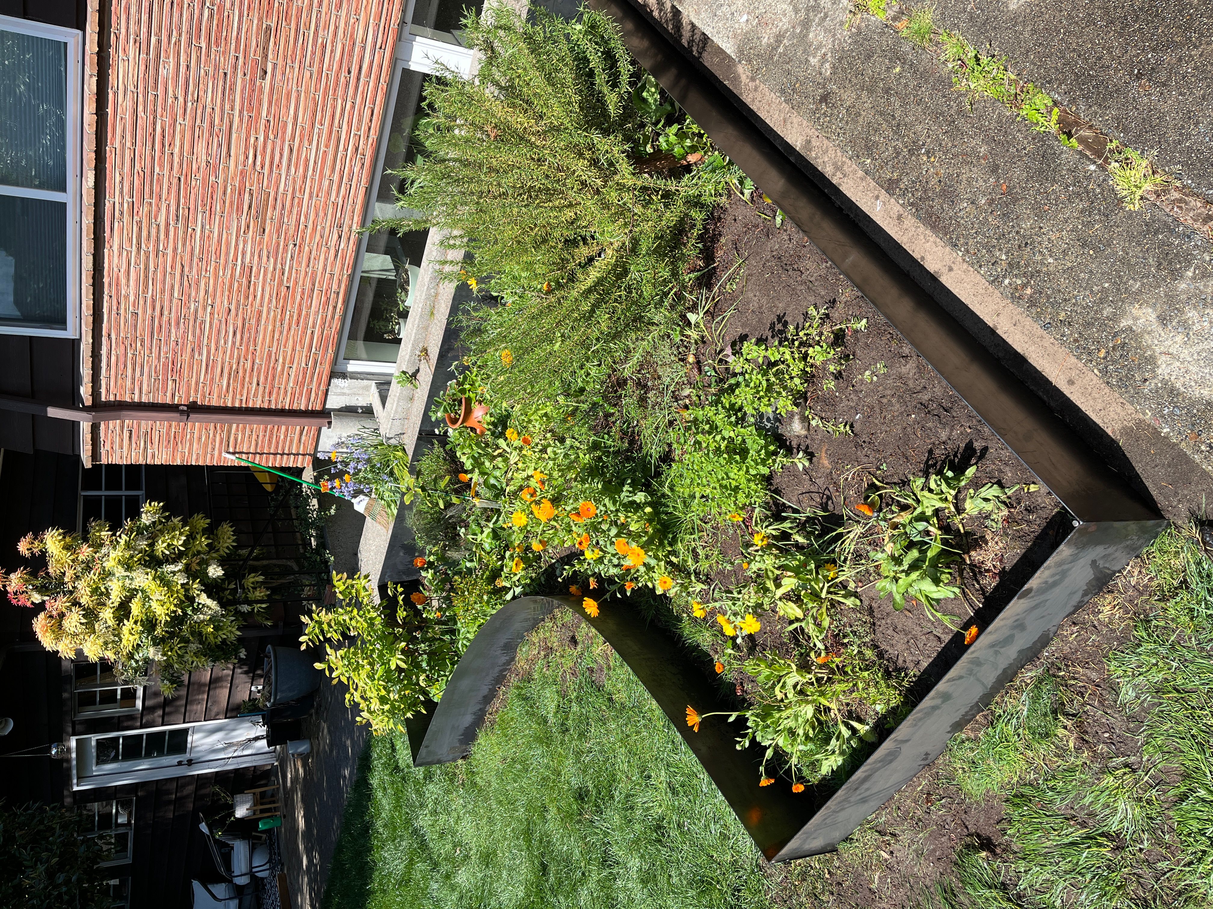 Paneles de valla de acero y muro de contención