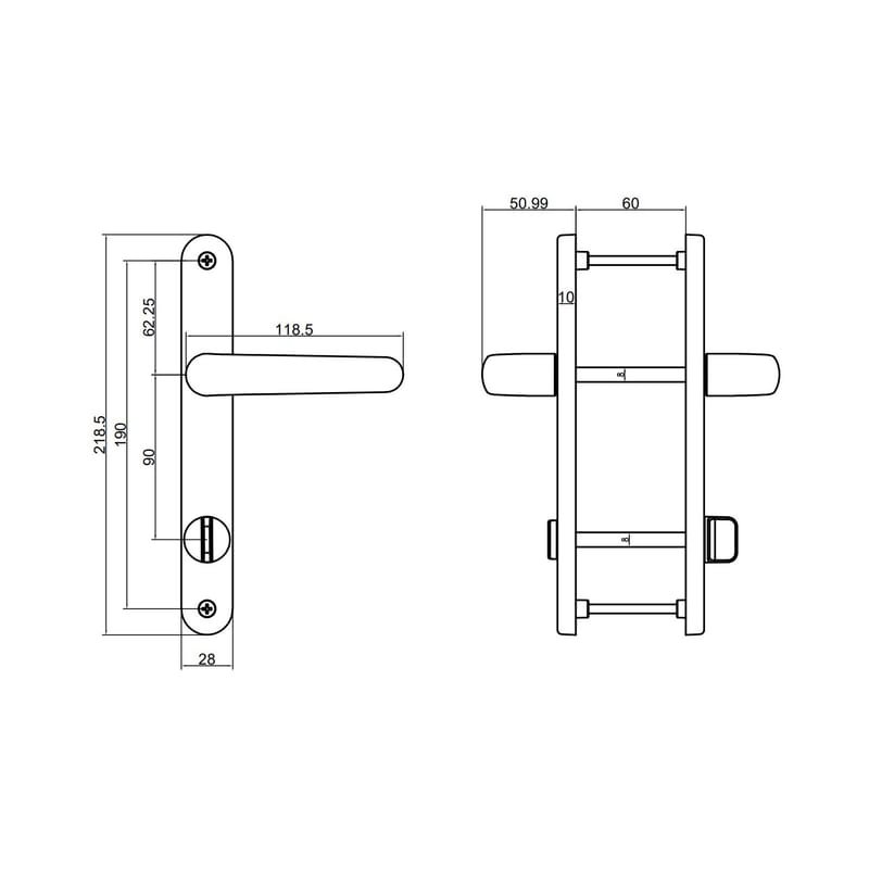 Bathroom Handle HD 24