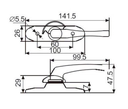 Crescent Lock SL 36I