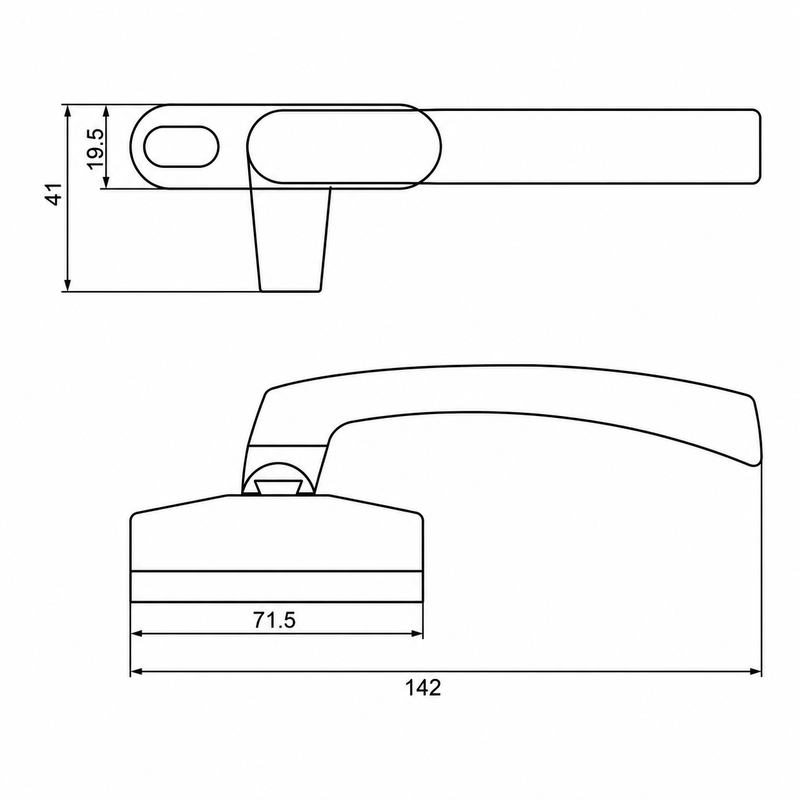 Cockspur handle HD 48