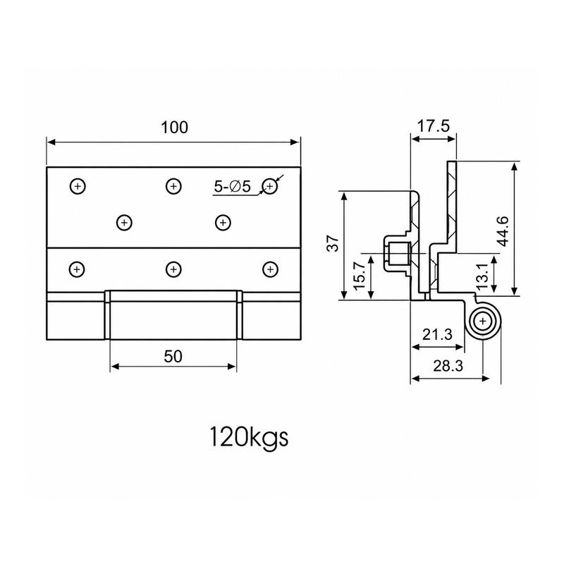 Concealed Door Hinge BH 18