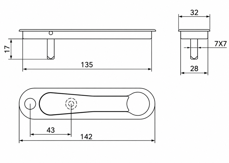 POP UP HANDLE SL 32-25